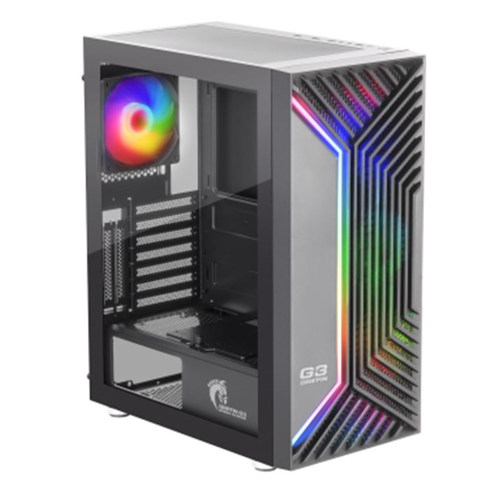 green griffin g3 plus mid tower computer gaming case