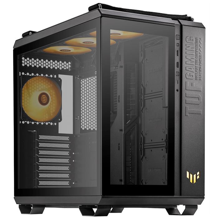 asus tuf gaming gt502 plus black mid tower gaming case