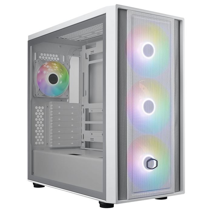 cooler master masterbox 600 mid tower white case