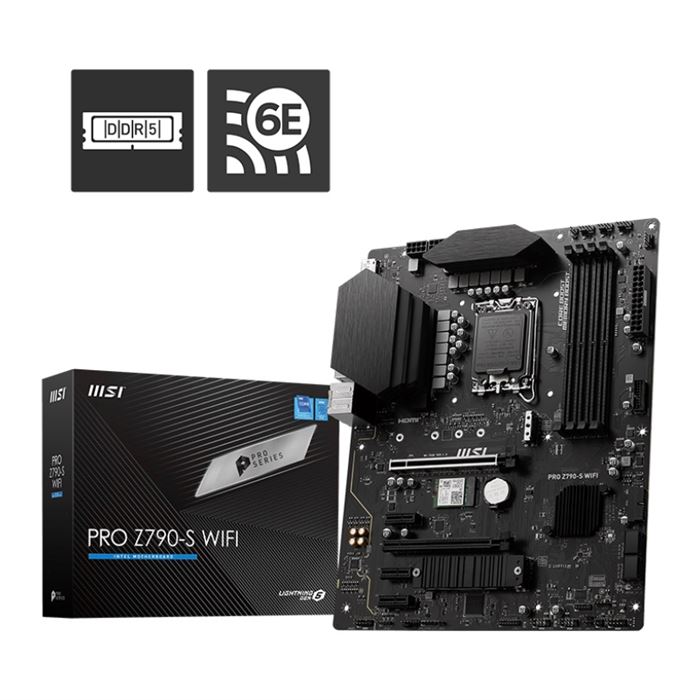 msi pro z790 s wi fi ddr5 lga 1700 atx motherboard