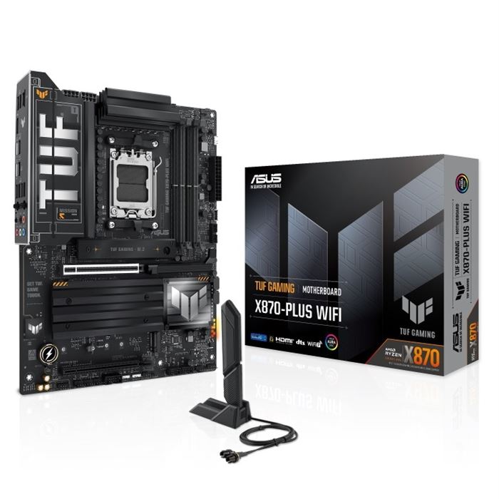 asus tuf gaming x870 plus wi fi ddr5 am5 atx motherboard