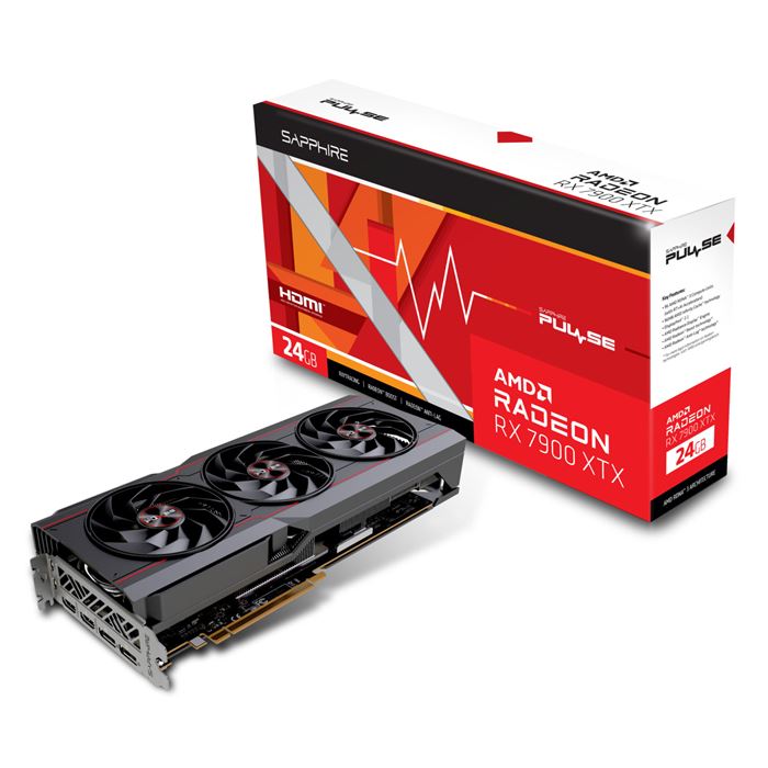 sapphire pulse amd radeon rx 7900 xtx gaming oc 24gb gddr6 graphics card