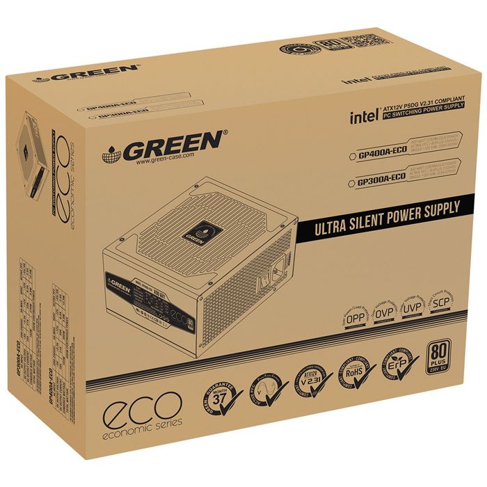 منبع تغذیه گرین مدل Green GP300A-ECO -gallery-4 - https://www.dostell.com/