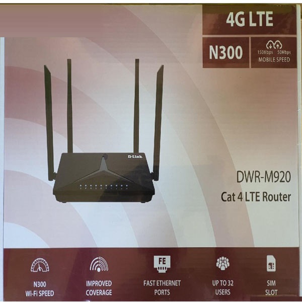 مودم روتر بی سیم LTE دی لینک مدل DWR-M920 -gallery-1 - https://www.dostell.com/