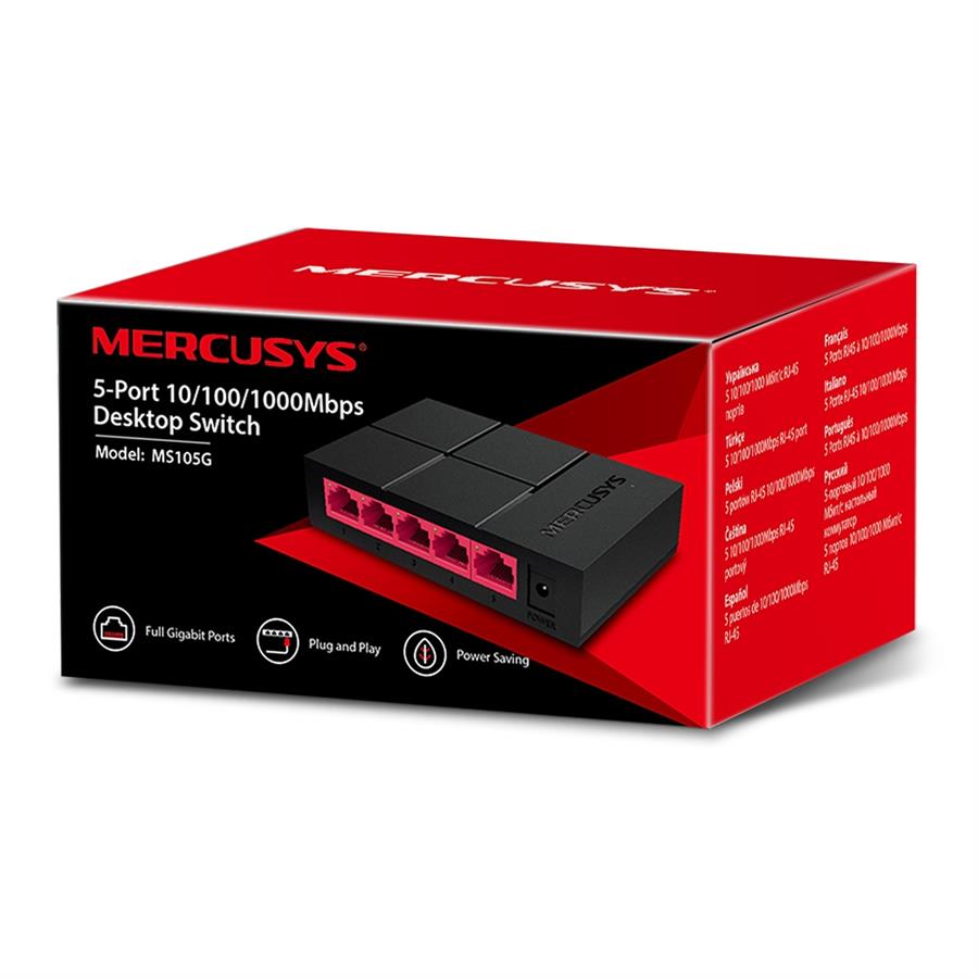 سوئیچ مرکوسیس 5 پورت مدل MS105G -gallery-3 - https://www.dostell.com/