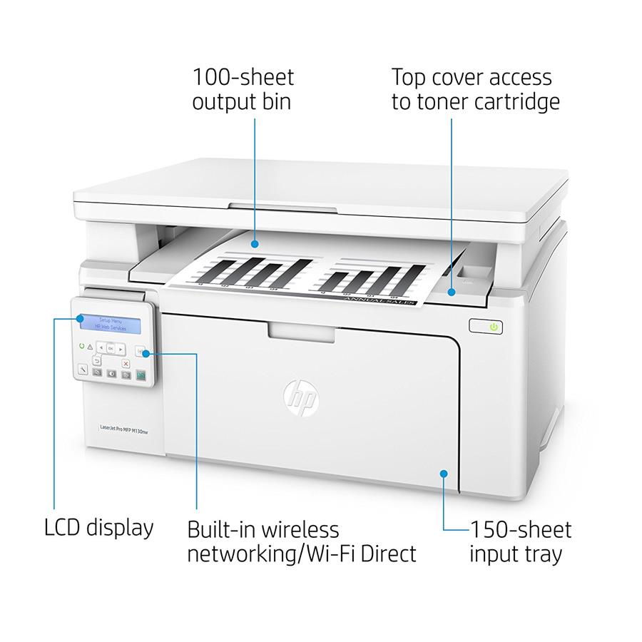 پرینتر چندکاره لیزری اچ پی مدل LaserJet Pro MFP M130nw -gallery-6 - https://www.dostell.com/