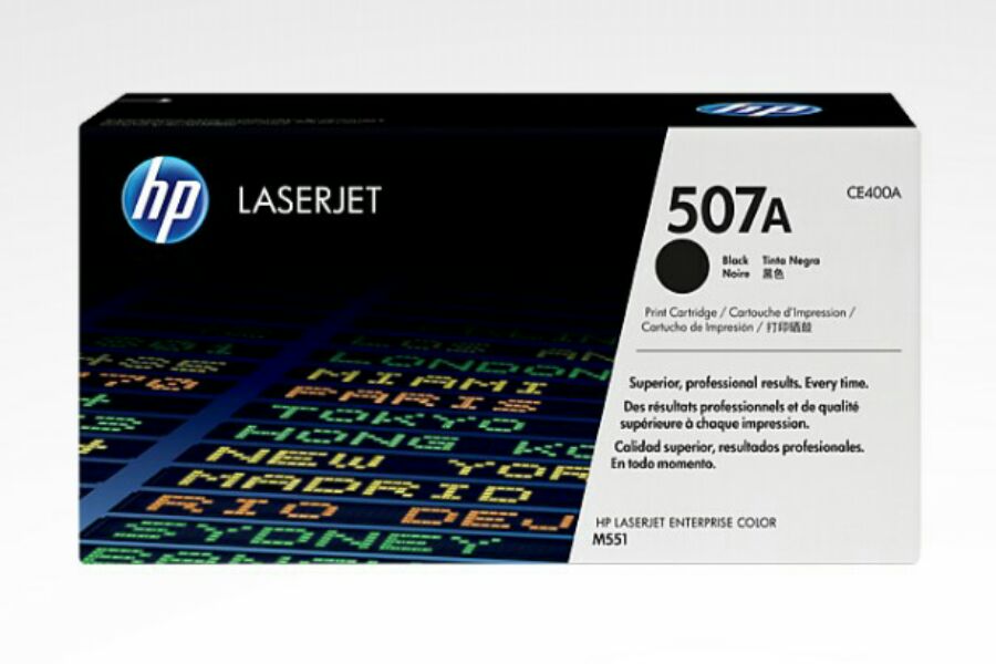 ce400a 507a black laserjet toner cartridge