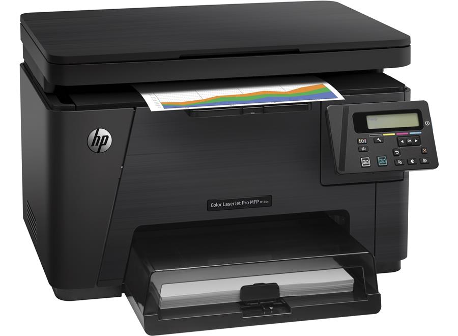 hp color laserjet pro mfp m176n laser printer