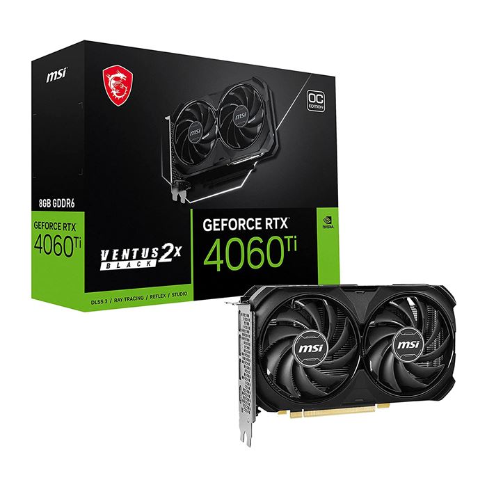 کارت گرافیک ام اس آی مدل Msi GeForce RTX 4060 Ti VENTUS 2X BLACK 8G OC -gallery-6 - https://www.dostell.com/