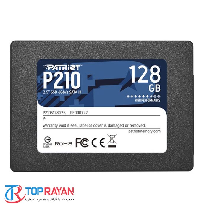 حافظه SSD اینترنال پاتریوت مدل P210 Sata III ظرفیت 128 گیگابایت -gallery-1 - https://www.dostell.com/