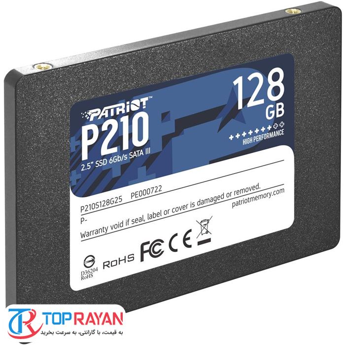 حافظه SSD اینترنال پاتریوت مدل P210 Sata III ظرفیت 128 گیگابایت -gallery-3 - https://www.dostell.com/