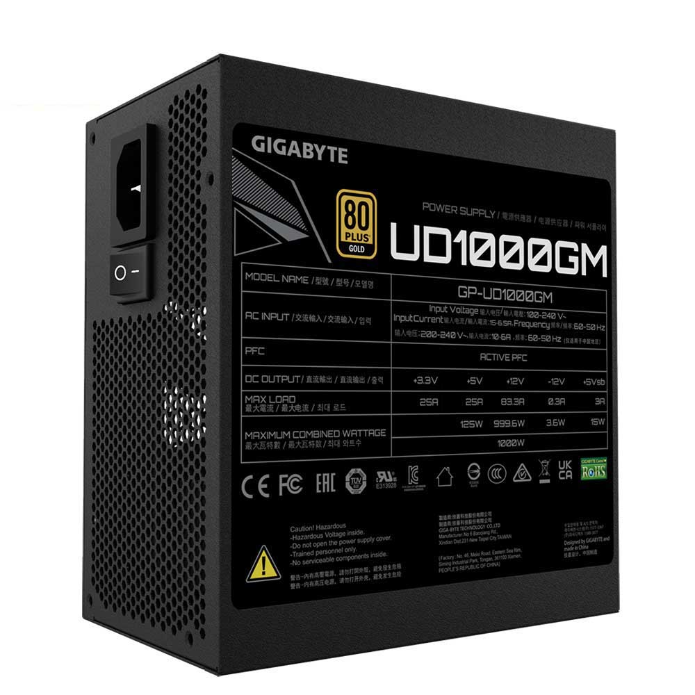 منبع تغذیه کامپیوتر گیگابایت مدل UD1000GM 80+ GOLD -gallery-4 - https://www.dostell.com/