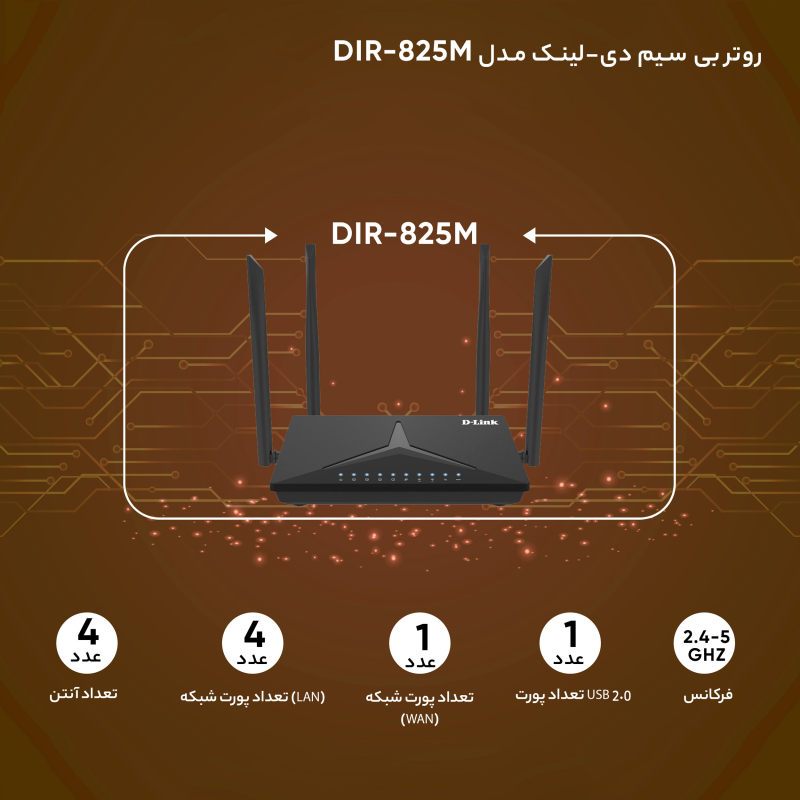 d link dir 825m wireless router