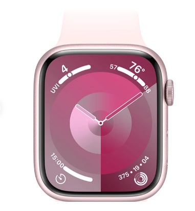 ساعت هوشمند اپل سری 9 بند Pink Aluminium Case with Pink Sport Band سایز 45 میلی متری -gallery-4 - https://www.dostell.com/