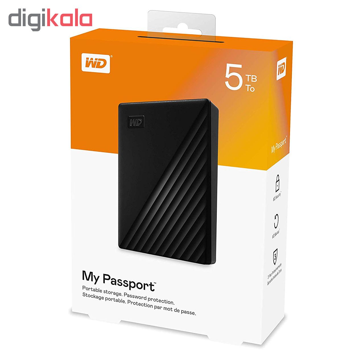 هارد اکسترنال وسترن دیجیتال مدل My Passport ظرفیت 5 ترابایت -gallery-9 - https://www.dostell.com/