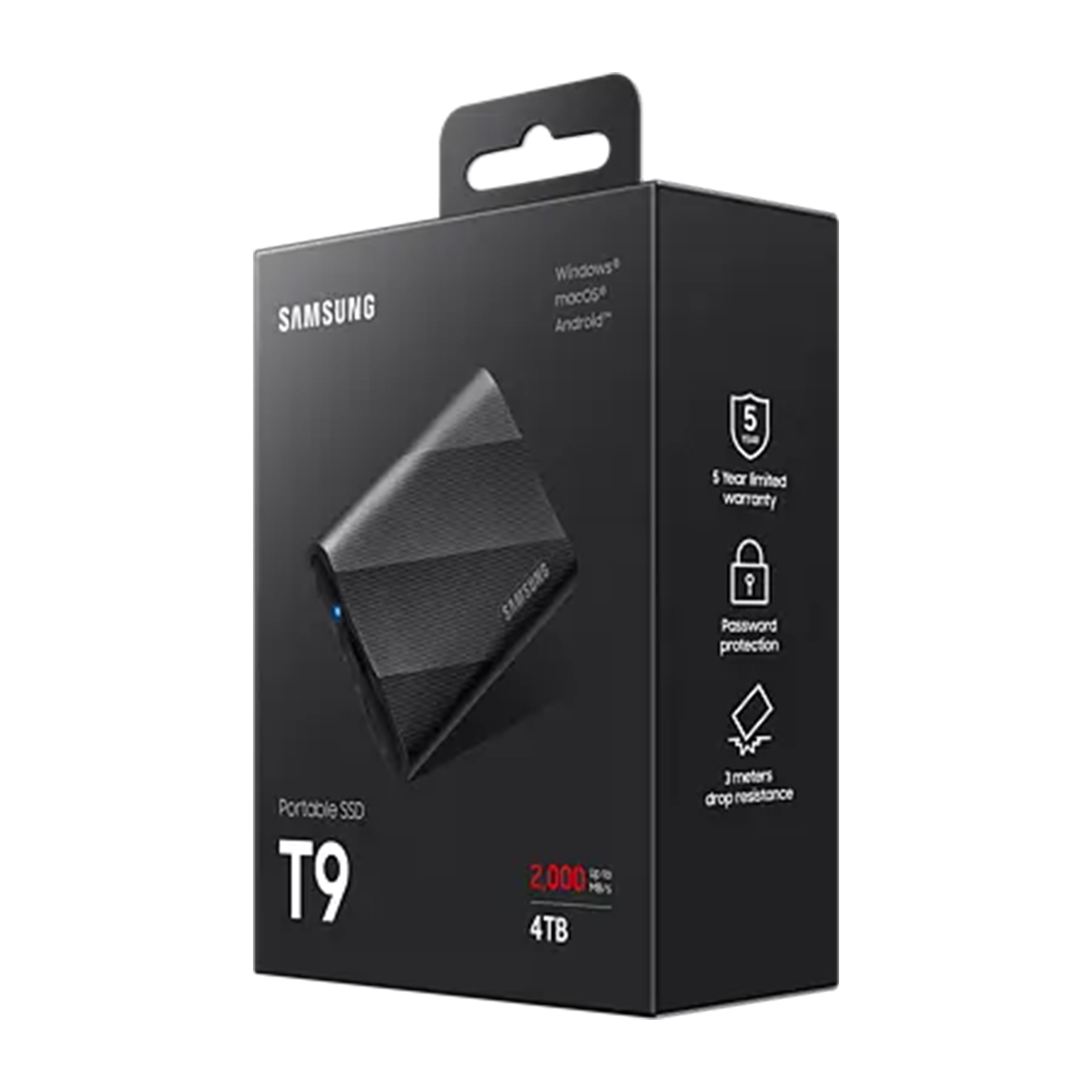 حافظه SSD اکسترنال سامسونگ مدل Portable SSD T9 ظرفیت 4 ترابایت -gallery-5 - https://www.dostell.com/