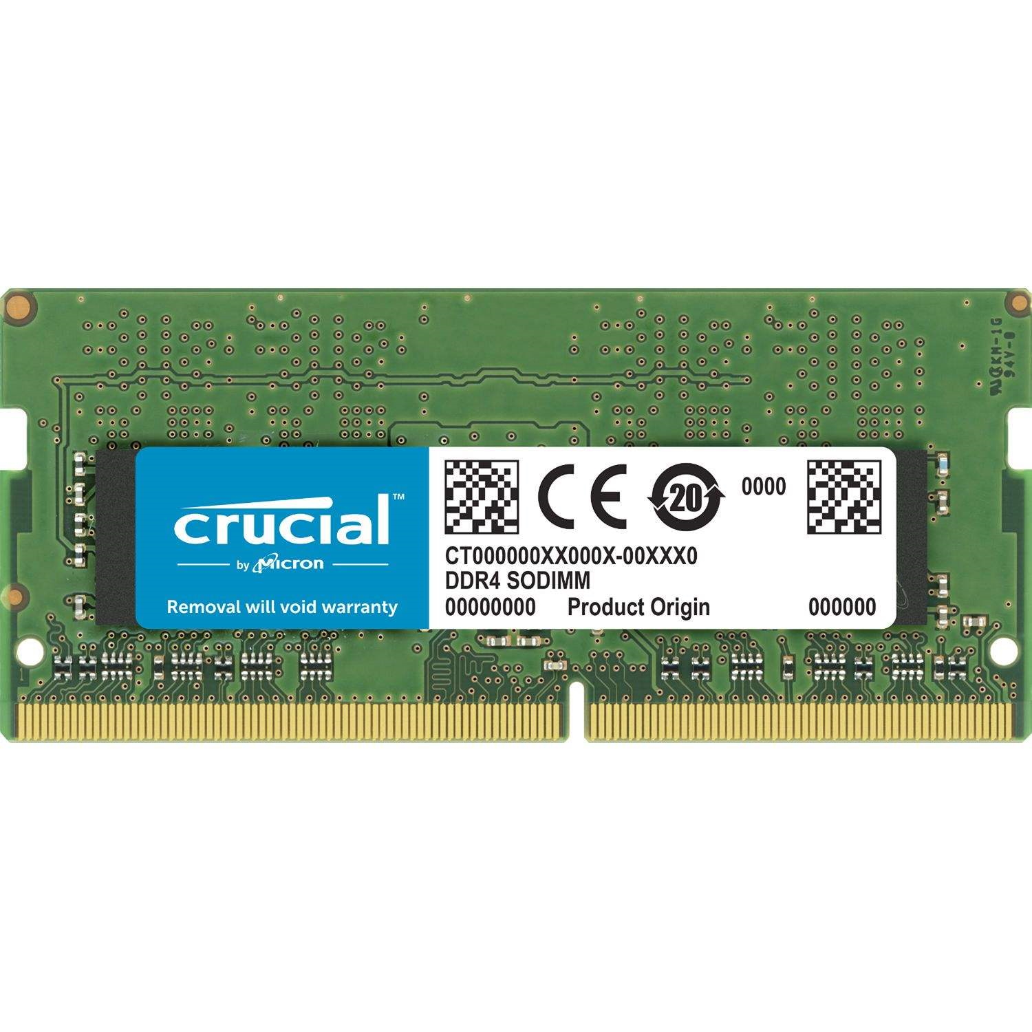 رم لپ تاپ ddr4 تک کاناله 3200 مگاهرتز cl22 کروشیال مدل ct8 ظرفیت 8 گیگابایت