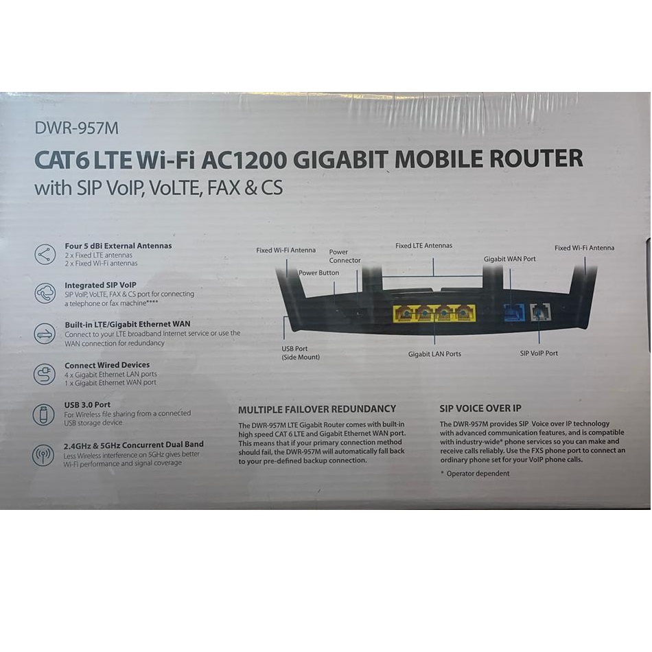 مودم روتر بی سیم 4G LTE دی-لینک مدل DWR-957M -gallery-4 - https://www.dostell.com/