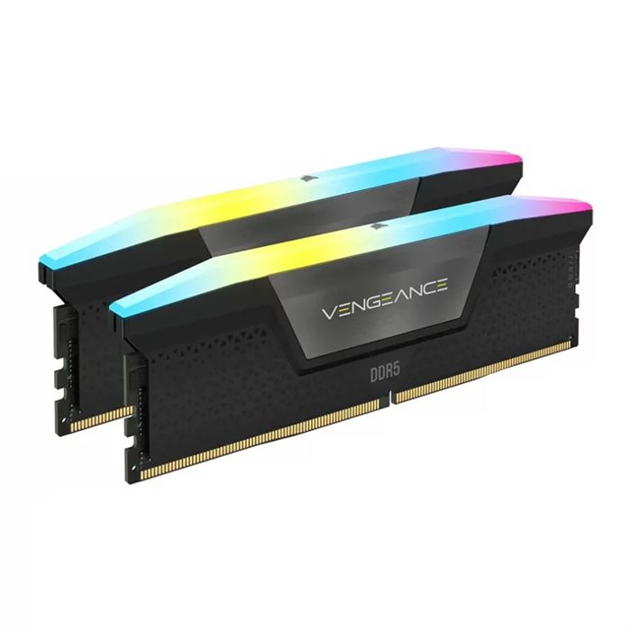 رم کورسیر VENGEANCE RGB 32GB 16GBx2 7000MHz CL40 DDR5 -gallery-2 - https://www.dostell.com/