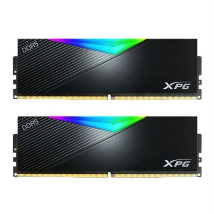 رم کامپیوتر ADATA XPG Lancer RGB Black 32GB 16GBx2 5200MHz CL38 DDR5 -gallery-1 - https://www.dostell.com/