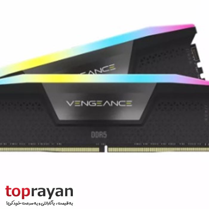 رم کورسیر سری VENGEANCE RGB 96GB DDR5 5600MHz CL32 Dual Channel -gallery-1 - https://www.dostell.com/