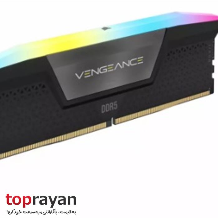 رم کورسیر سری VENGEANCE RGB 96GB DDR5 5600MHz CL32 Dual Channel -gallery-2 - https://www.dostell.com/