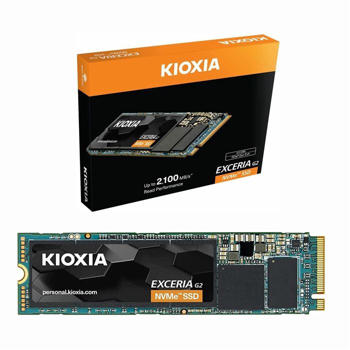 kioxia exceria m 2 2280 nvme 500gb ssd