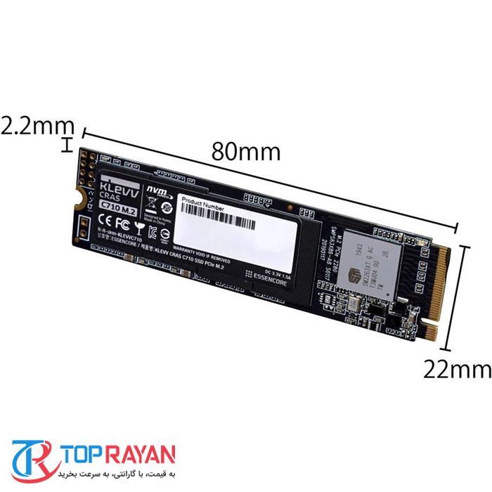 حافظه SSD اینترنال کلو مدل CRAS C710 ظرفیت 512 گیگابایت -gallery-2 - https://www.dostell.com/