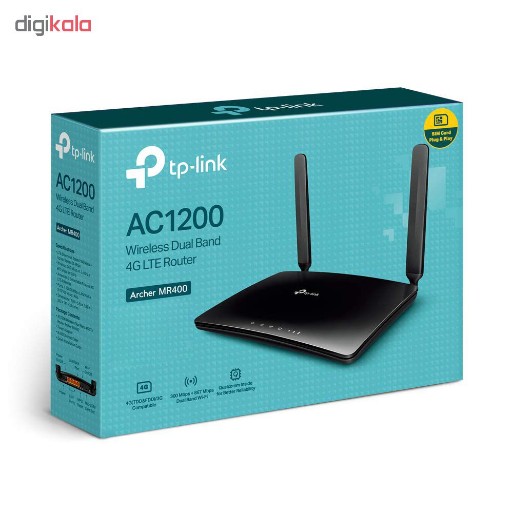 روتر بی سیم 4G LTE تی پی-لینک مدل Archer MR400/AC1200_Ver- 3 -gallery-3 - https://www.dostell.com/