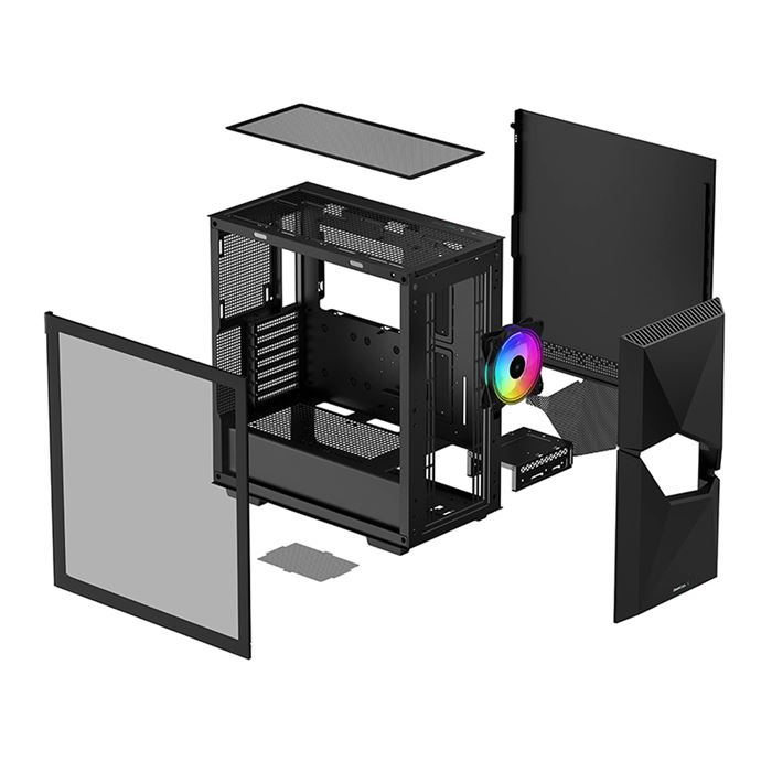 کیس کامپیوتر دیپ کول مشکی مدل Cyclops -gallery-9 - https://www.dostell.com/