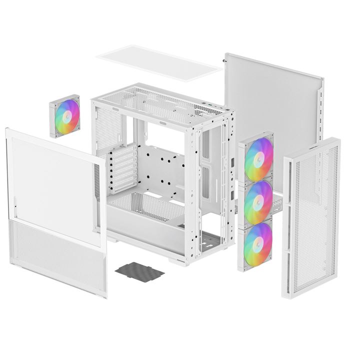 کیس دیپ کول DeepCool CH560 WHITE -gallery-6 - https://www.dostell.com/