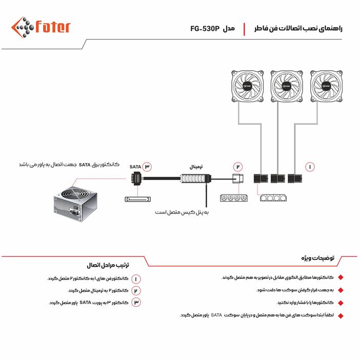 کیس کامپیوتر فاطر Fater FG-530P -gallery-7 - https://www.dostell.com/