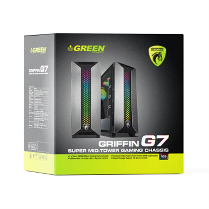 کیس گیمینگ گرین مدل GRIFFIN G7 -gallery-5 - https://www.dostell.com/