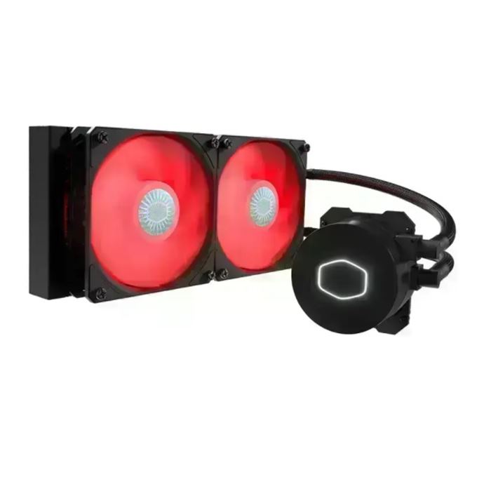 cooler master masterliquid ml240l red cpu fan