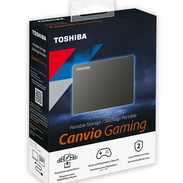 toshiba canvio gaming 2tb portable external hard drive