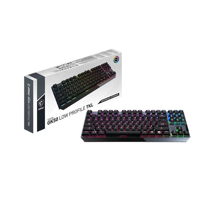 کیبورد گیمینگ ام اس آی مدل VIGOR GK50 LOW PROFILE TKL -gallery-3 - https://www.dostell.com/