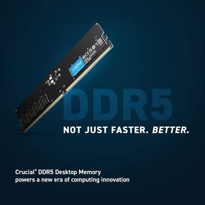 رم دسکتاپ کروشیال مدل DDR5 تک کاناله 5200 مگاهرتز ظرفیت 16 گیگابایت -gallery-3 - https://www.dostell.com/