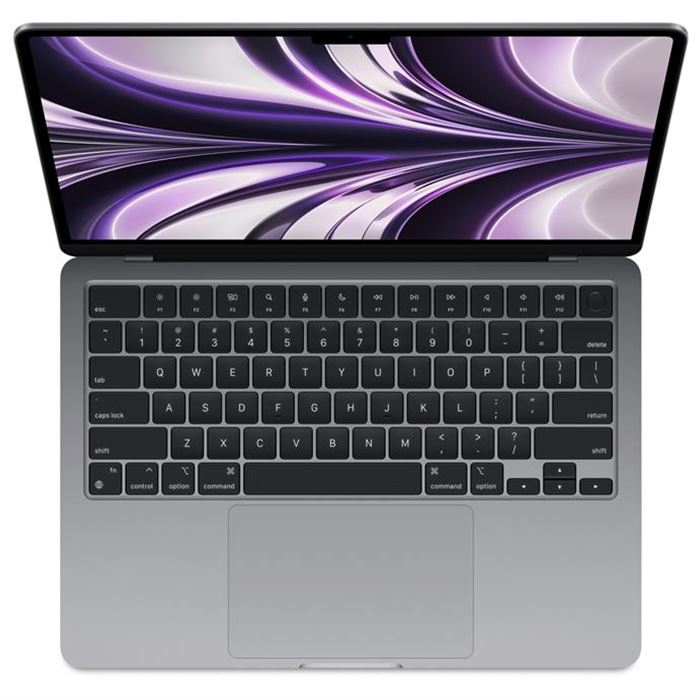 لپ تاپ اپل 13.6 اینچی مدل Apple MacBook Air 2022 Space Gray MLXW3 پردازنده M2 رم 8GB حافظه 256GB SSD -gallery-1 - https://www.dostell.com/