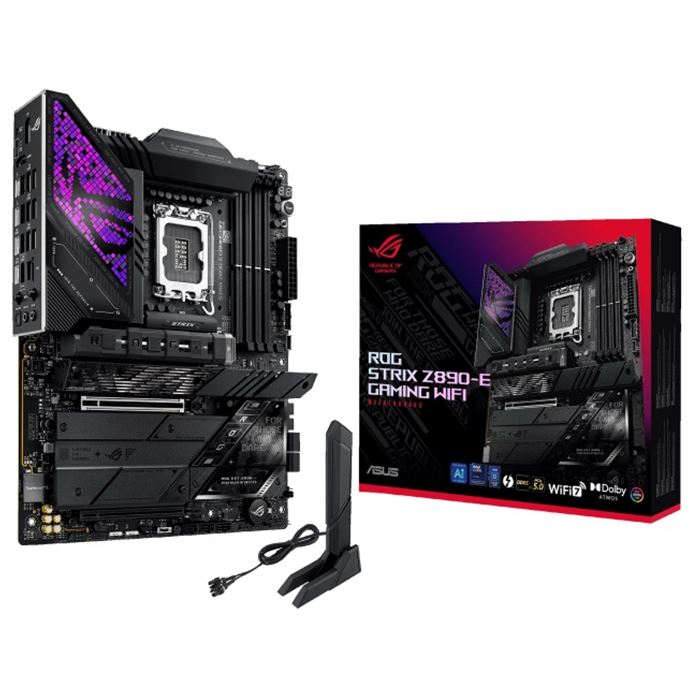 asus rog strix z890 e gaming wi fi ddr5 lga 1851 atx motherboard