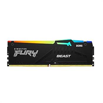 kingston fury beast rgb 16gb 5600mhz single ddr5 cl40 desktop ram