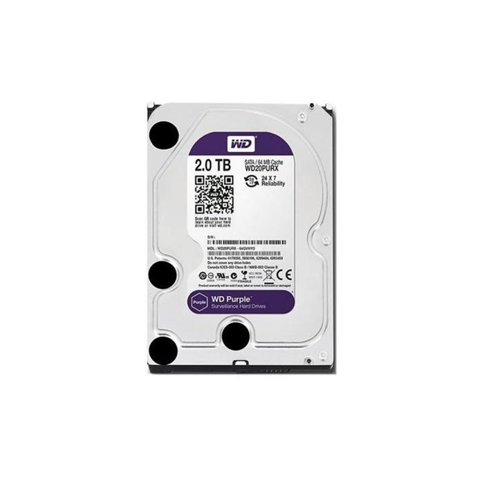 هارددیسک اینترنال وسترن دیجیتال سری Purple مدل WD20PURZ ظرفیت 2 ترابایت -gallery-2 - https://www.dostell.com/