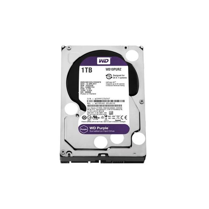 هارددیسک اینترنال وسترن دیجیتال سری Purple مدل WD10PURZ ظرفیت 1 ترابایت -gallery-4 - https://www.dostell.com/