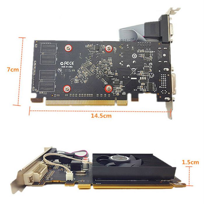 کارت گرافیک سافایر مدل Radeon HD 6450 2GB D3 -gallery-3 - https://www.dostell.com/